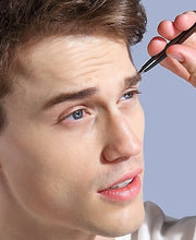 Slant-Tip Tweezers (10-Pack) – Professional Stainless Steel Eyebrow and Facial Hair Tweezers in Separate Sleeves for Expert Precision Personal Care