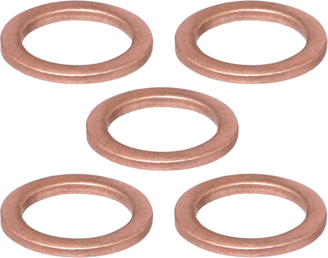 Copper Washer/Gasket for Mag Plug MP121522 Magnetic Oil Drain Plug and BMW Oil Drain Plugs (5-Pack)