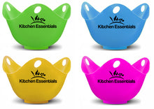 Kitchen Essentials™ Premium Easy-Release Food-Grade Silicone Egg Poacher Cups (4 Pack) With Base Ring